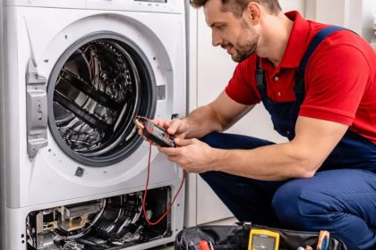 Ankara Samsung çamaşır makinesi servisi teknisyeninin bakım yaptığı çamaşır makinesi